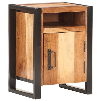 Bedside Cabinet 40x35x55cm Solid Acacia Wood