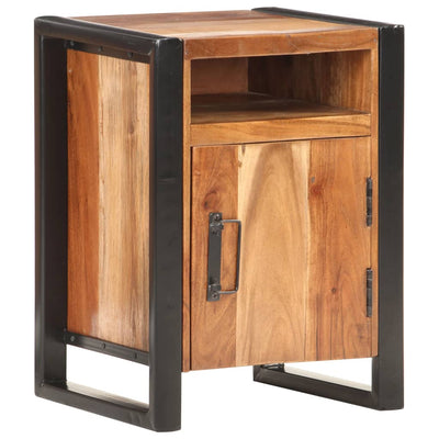 Bedside Cabinet 40x35x55cm Solid Acacia Wood