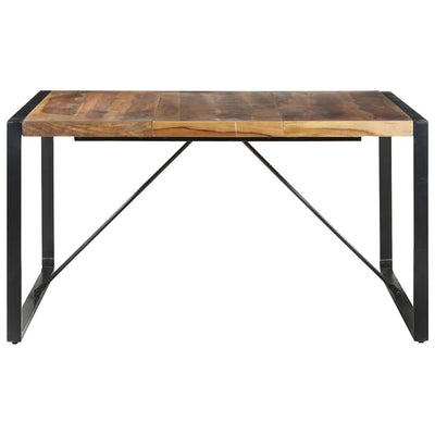 Dining Table 140x140x75 cm Solid Wood