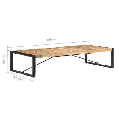 Coffee Table 180x90x40 cm Solid Wood Mango