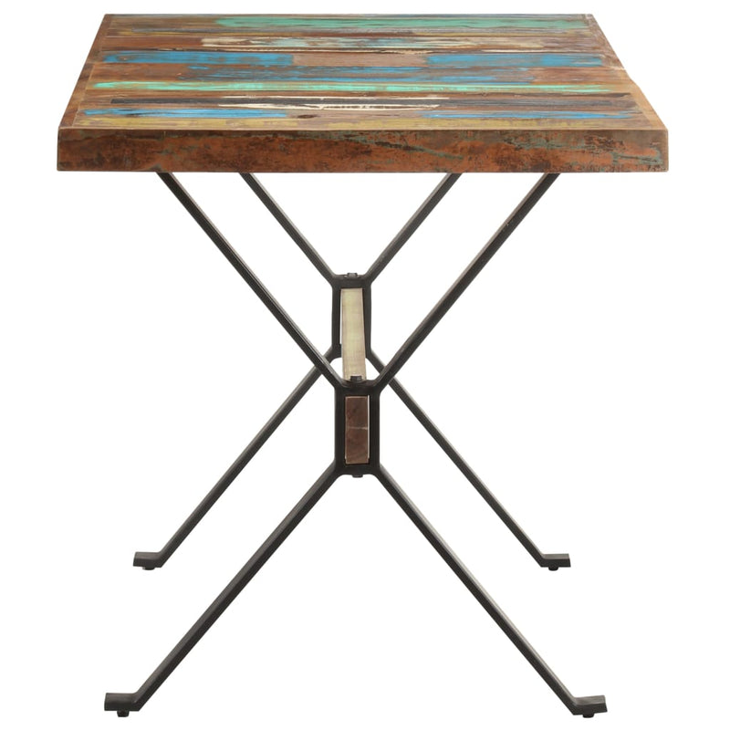 Dining Table 140x70x76 cm Solid Reclaimed Wood