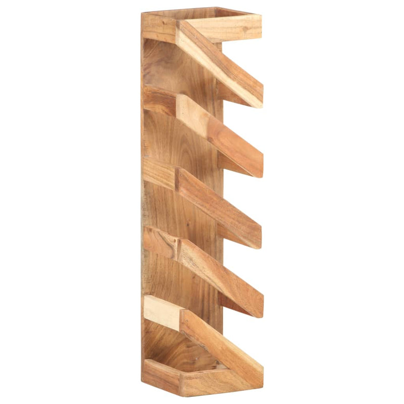 Wine Rack for 5 Bottles Solid Acacia Wood