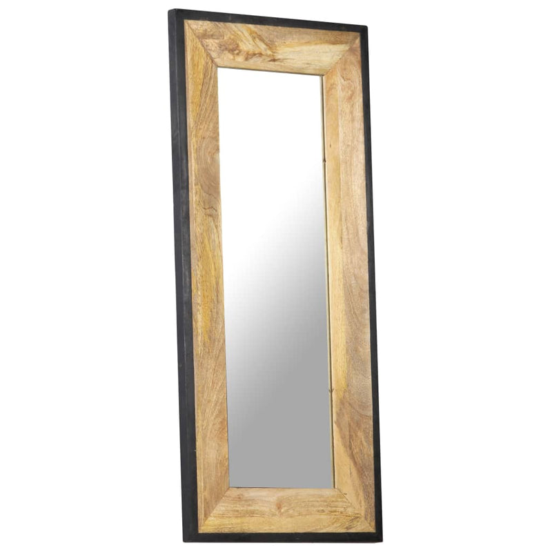 Mirror 110x50 cm Solid Mango Wood