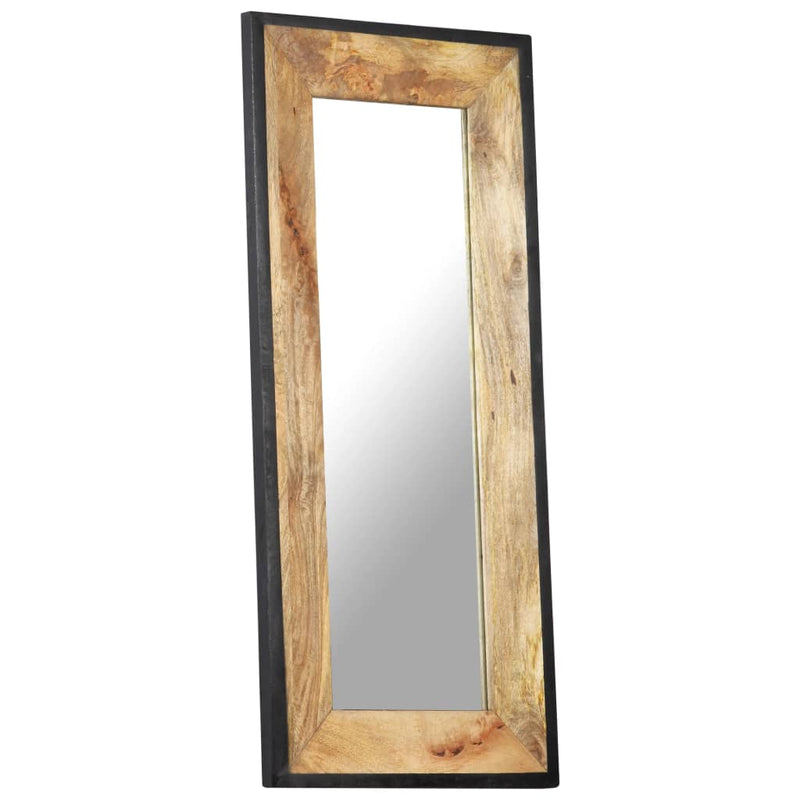 Mirror 110x50 cm Solid Mango Wood