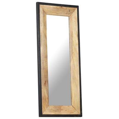 Mirror 110x50 cm Solid Mango Wood