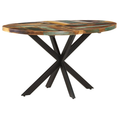 Dining Table 140x80x75 cm Solid Reclaimed Wood