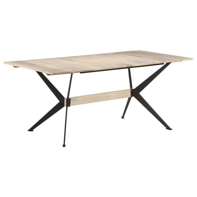 Dining Table 180x90x76 cm Solid Mango Wood