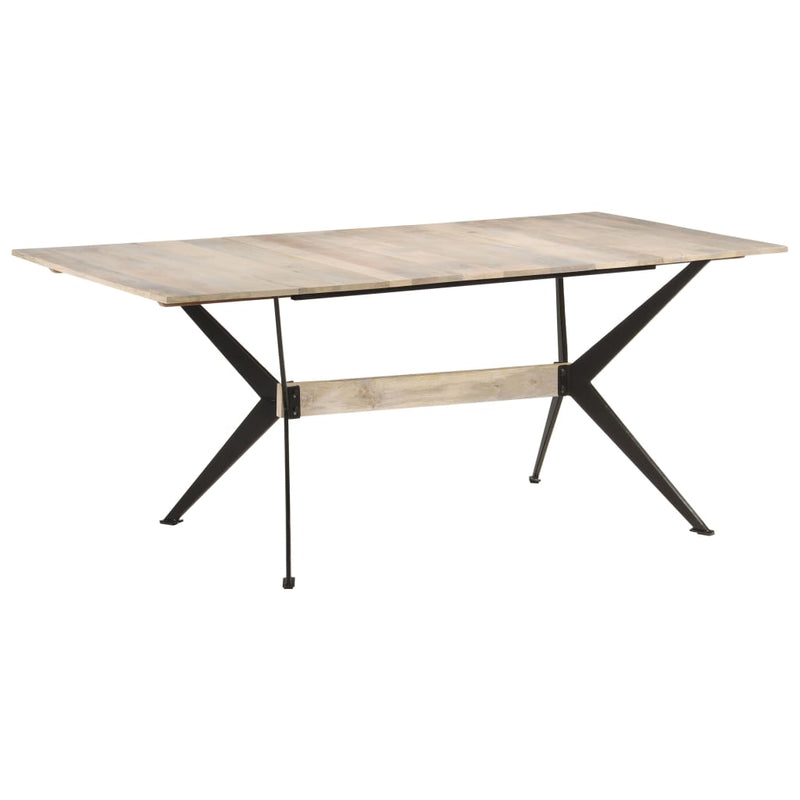 Dining Table 180x90x76 cm Solid Mango Wood