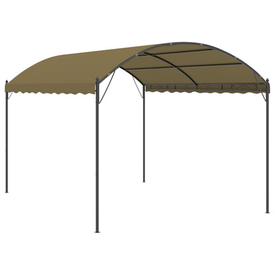 Gazebo 4x3x2.6 m Taupe 180 g/m²