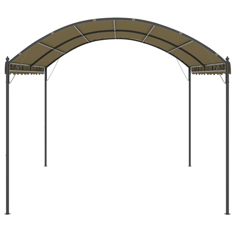 Gazebo 4x3x2.6 m Taupe 180 g/m²