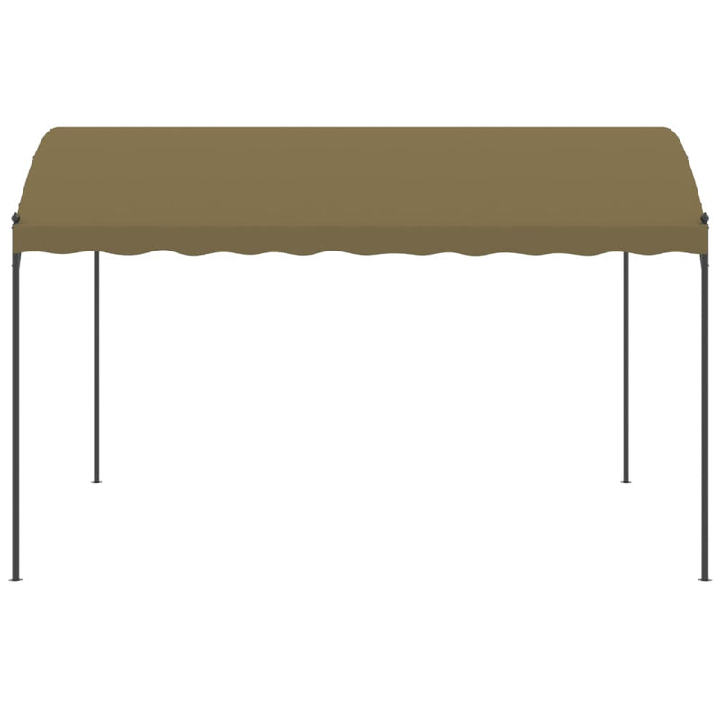 Gazebo 4x3x2.6 m Taupe 180 g/m²