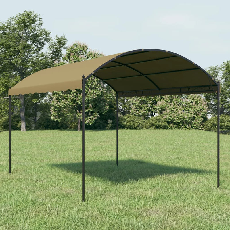 Gazebo 4x3x2.6 m Taupe 180 g/m²