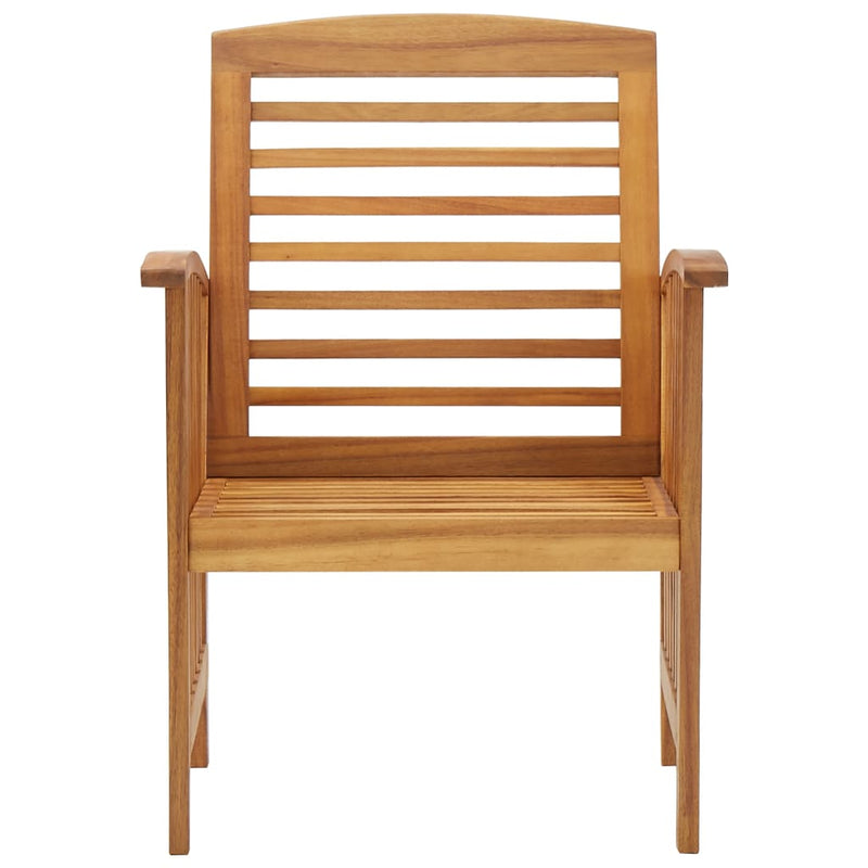 Garden Chairs 2 pcs Solid Acacia Wood