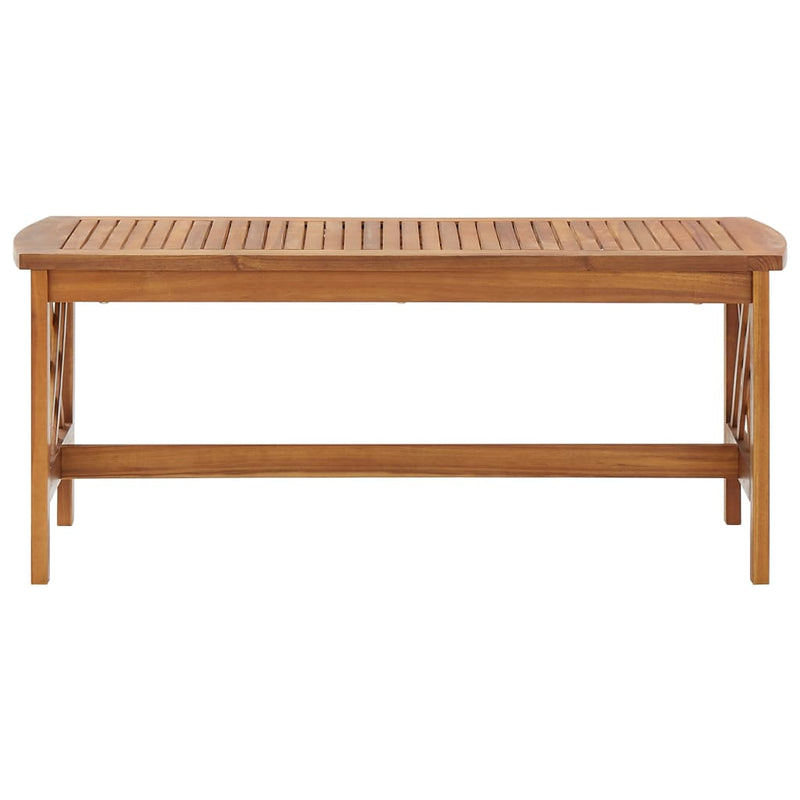 Coffee Table 102x50x43 cm Solid Acacia Wood