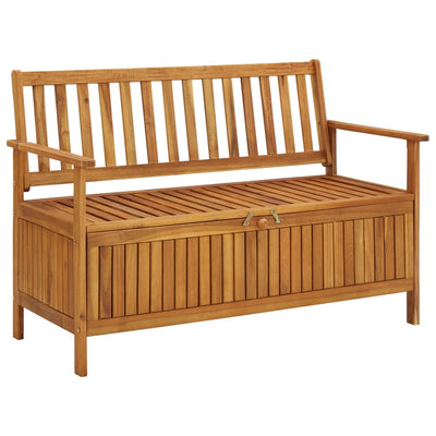 Garden Storage Bench 120 cm Solid Acacia Wood