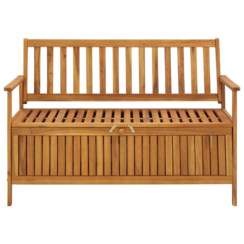 Garden Storage Bench 120 cm Solid Acacia Wood