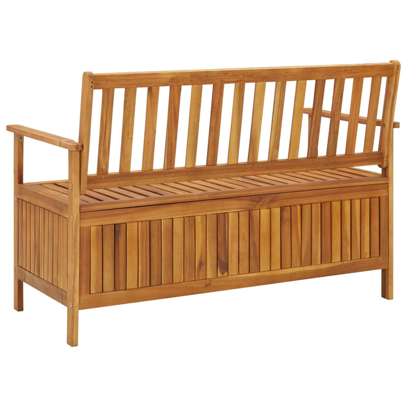 Garden Storage Bench 120 cm Solid Acacia Wood