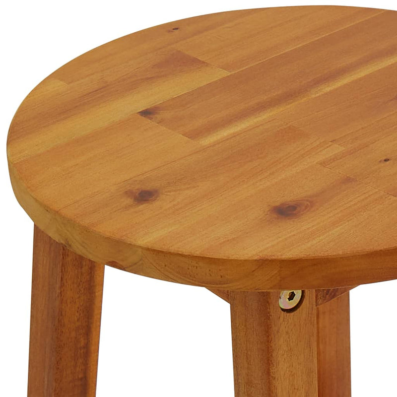 Bar Stools 6 pcs Solid Acacia Wood