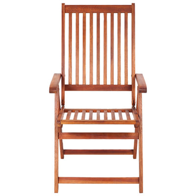 Folding Garden Chairs 3 pcs Solid Acacia Wood