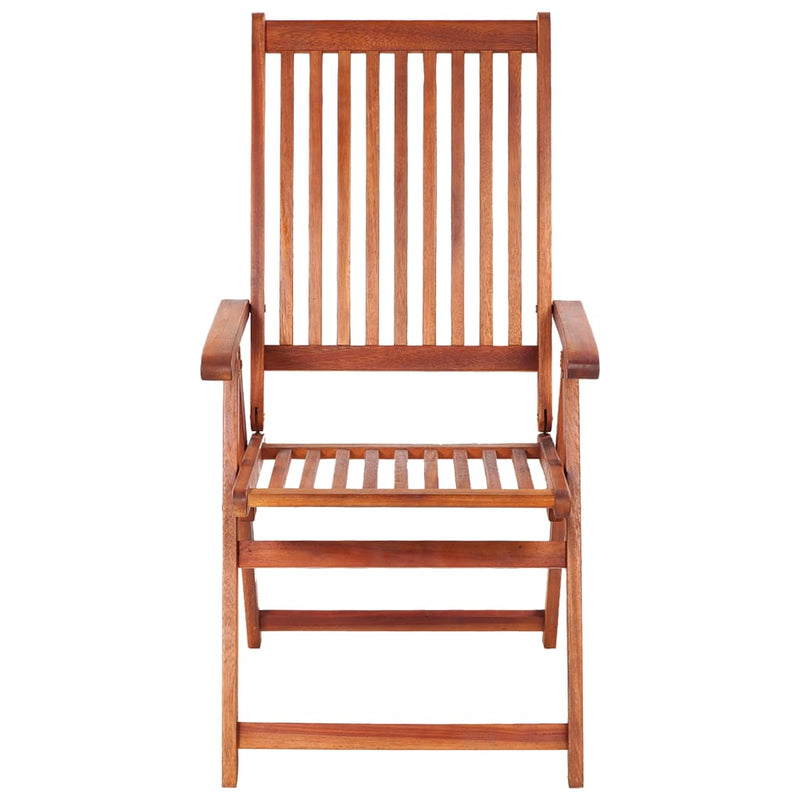 Folding Garden Chairs 3 pcs Solid Acacia Wood