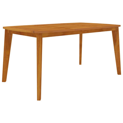 Garden Table 160x90x75 cm Solid Wood Acacia