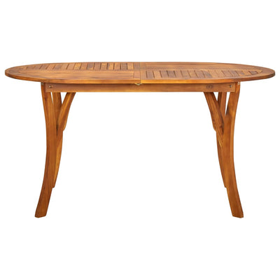 Garden Table 150x90x75 cm Solid Acacia Wood