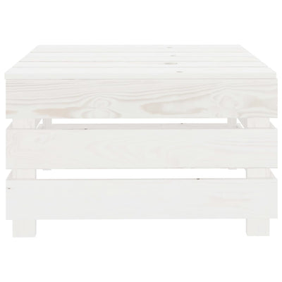 Garden Pallet Table White Wood