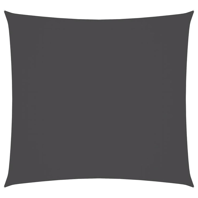 Sunshade Sail Oxford Fabric Square 3x3 m Anthracite