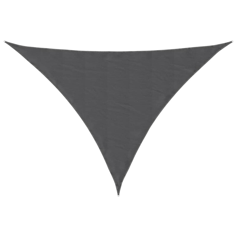 Sunshade Sail Oxford Fabric Triangular 2.5x2.5x3.5 m Anthracite