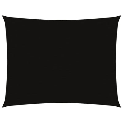 Sunshade Sail Oxford Fabric Rectangular 3x6 m Black