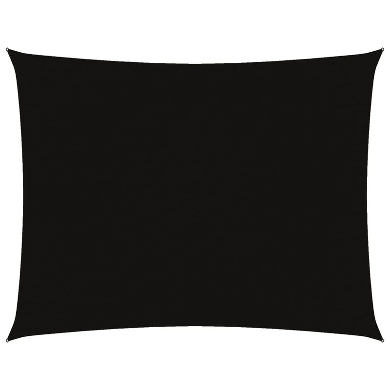 Sunshade Sail Oxford Fabric Rectangular 3x6 m Black