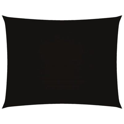 Sunshade Sail Oxford Fabric Rectangular 3.5x5 m Black