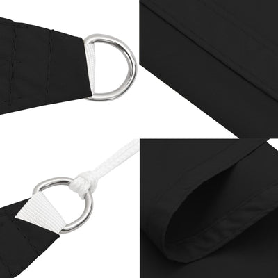 Sunshade Sail Oxford Fabric Rectangular 3.5x5 m Black