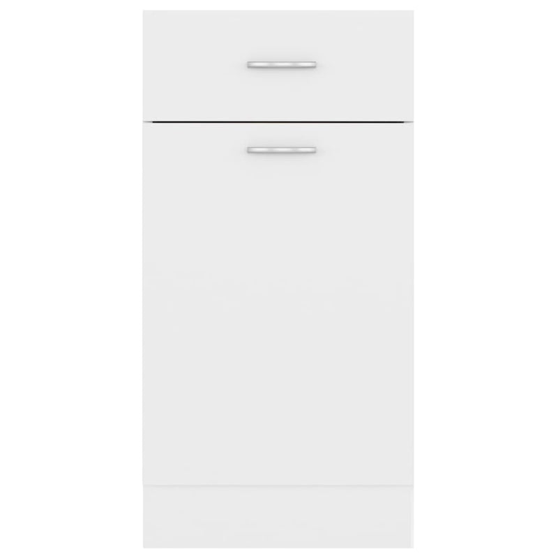 Drawer Bottom Cabinet White 40x46x81.5 cm Engineered Wood