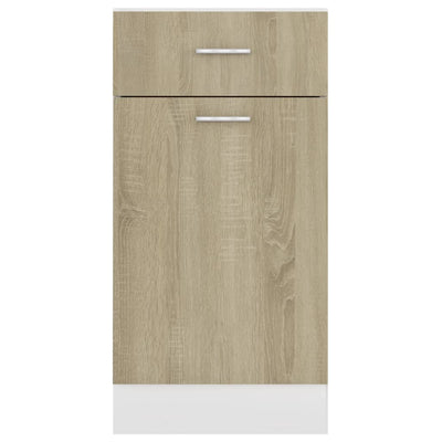 Drawer Bottom Cabinet Sonoma Oak 40x46x81.5 cm Engineered Wood