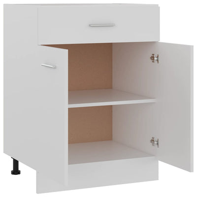 Drawer Bottom Cabinet White 60x46x81.5 cm Engineered Wood