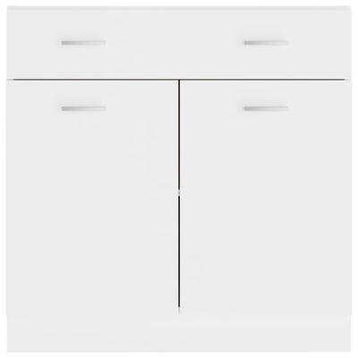 Drawer Bottom Cabinet White 80x46x81.5 cm Engineered Wood