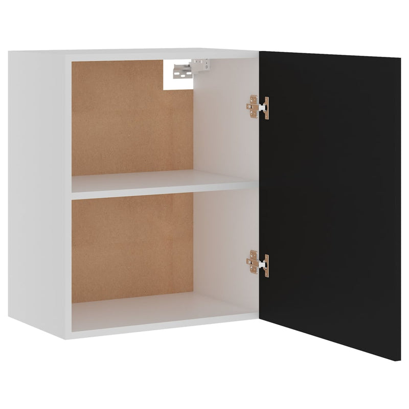 Hanging Cabinet Black 50x31x60 cm Engineered Wood