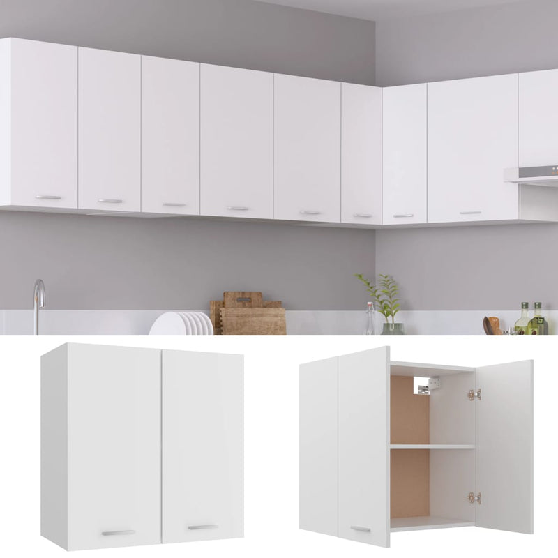 Hanging Cabinet White 60x31x60 cm Engineered Wood