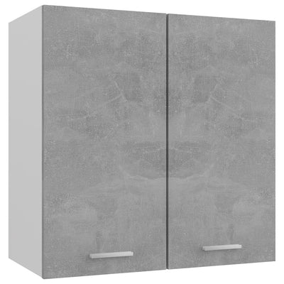 Hanging Cabinet Concrete Grey 60x31x60 cm Engineered Wood