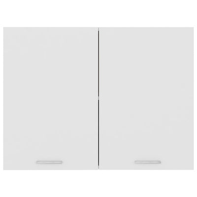 Hanging Cabinet White 80x31x60 cm Engineered Wood