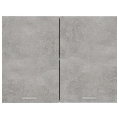 Hanging Cabinet Concrete Grey 80x31x60 cm Engineered Wood