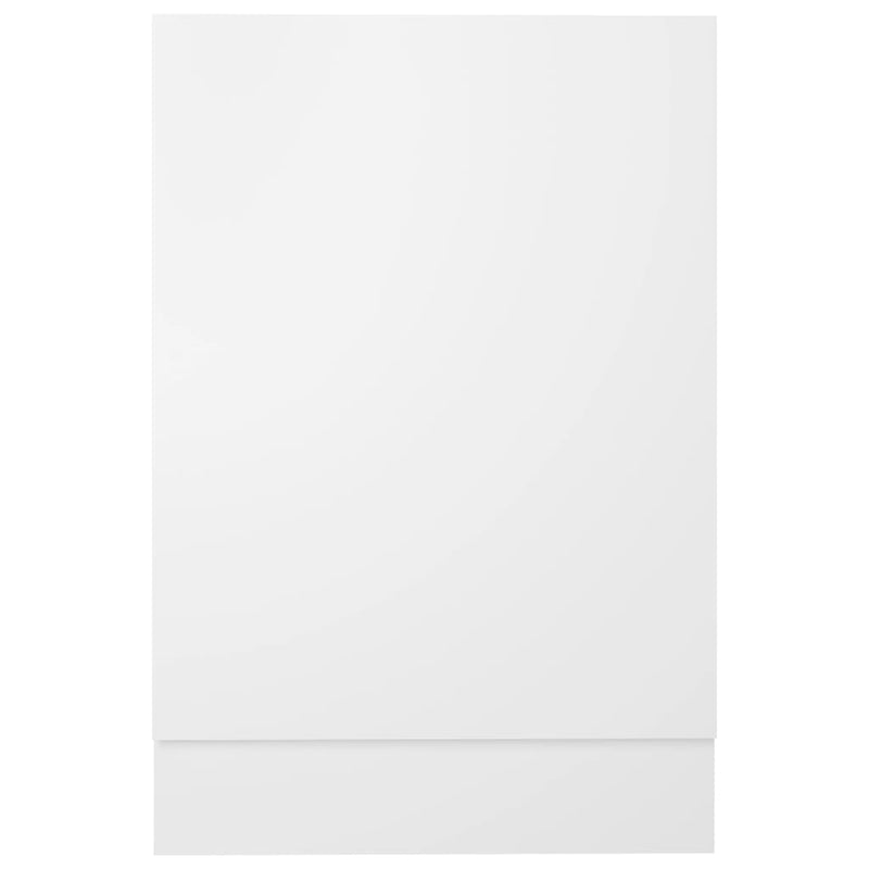 Dishwasher Panel White 45x3x67 cm Engineered Wood