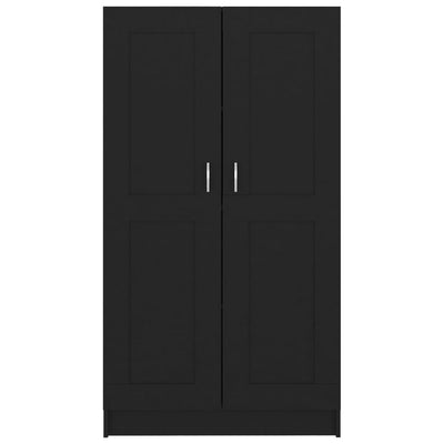 Book Cabinet Black 82.5x30.5x150 cm Engineered Wood