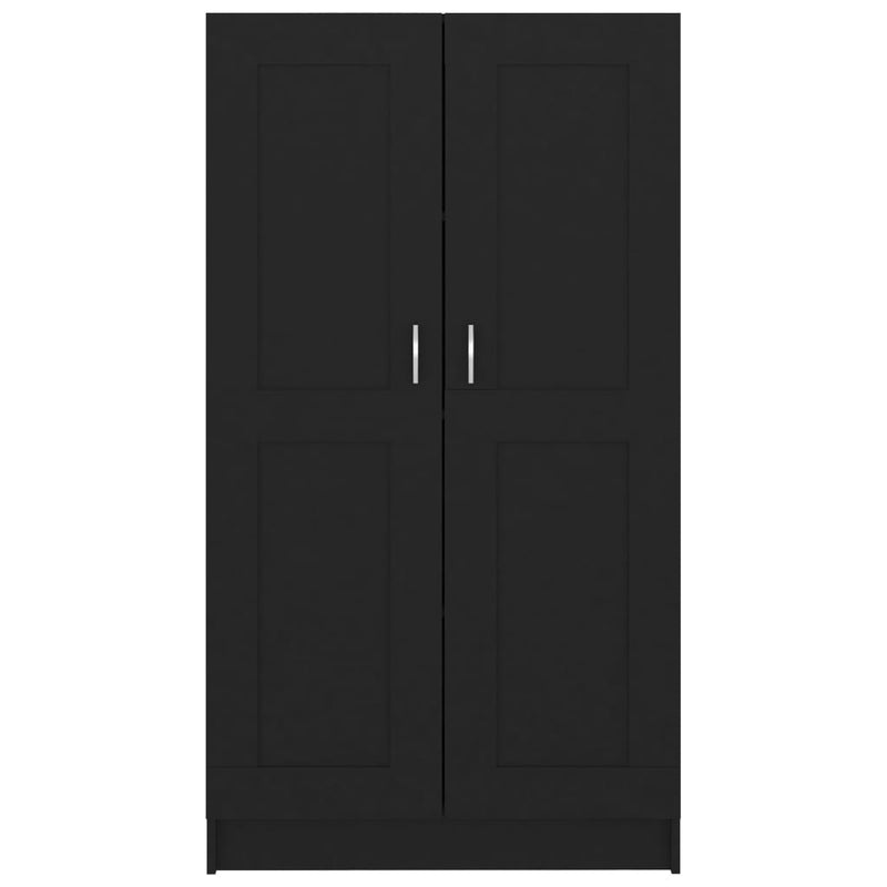 Book Cabinet Black 82.5x30.5x150 cm Engineered Wood