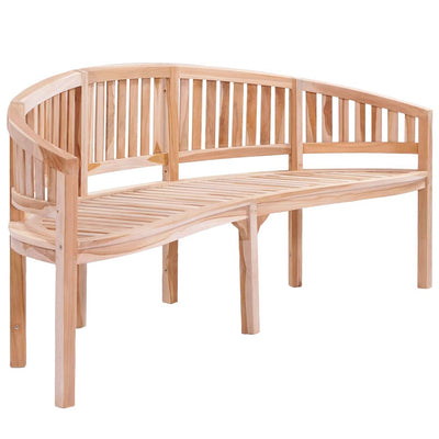 Banana Bench 200 cm Solid Teak Wood