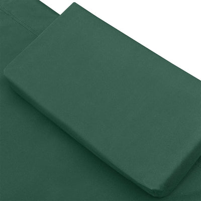 Outdoor Lounge Bed Fabric Green