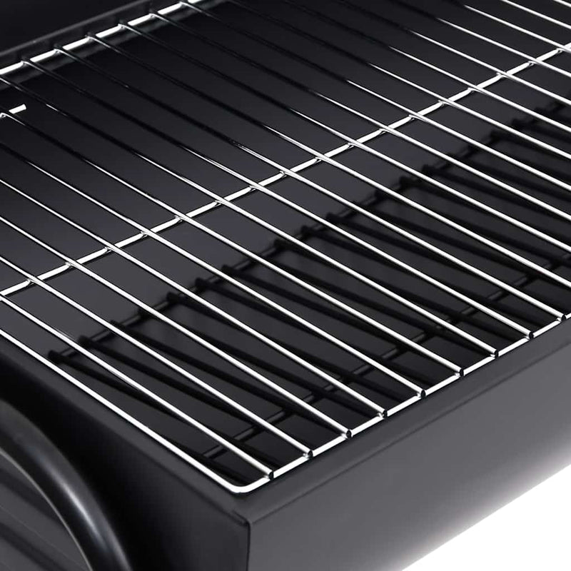 Barrel Grill with 2 Cooking Grids Black 80x95x90 cm Steel