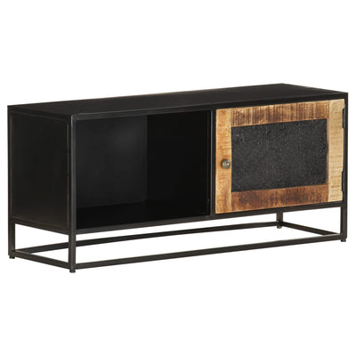 TV Cabinet 90x30x40 cm Rough Mango Wood