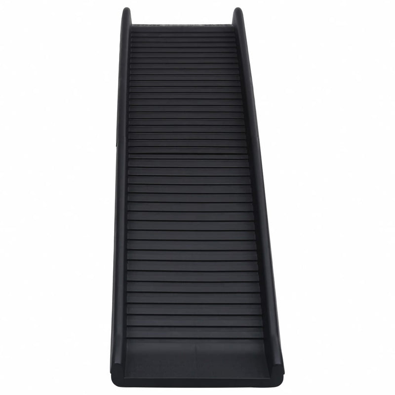 Folding Dog Ramp Black 155.5x40x15.5 cm